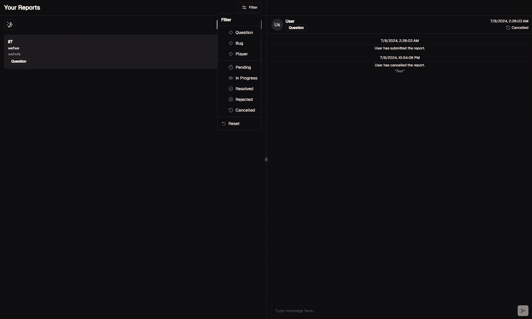 Advanced report system - screenshot 4